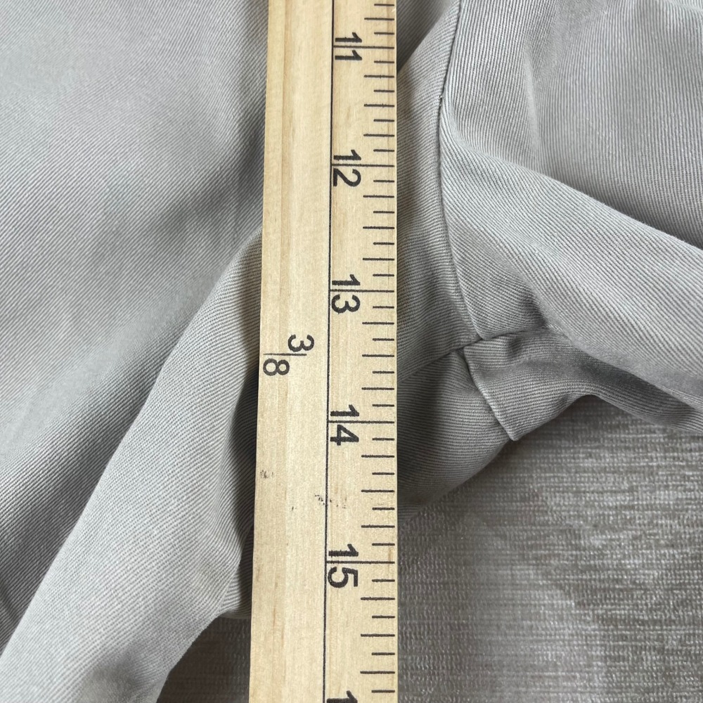 LL Bean Sportif USA Womens 14 Khaki Excellent Elastic Waist Twill Pants USA Made - Picture 5 of 9